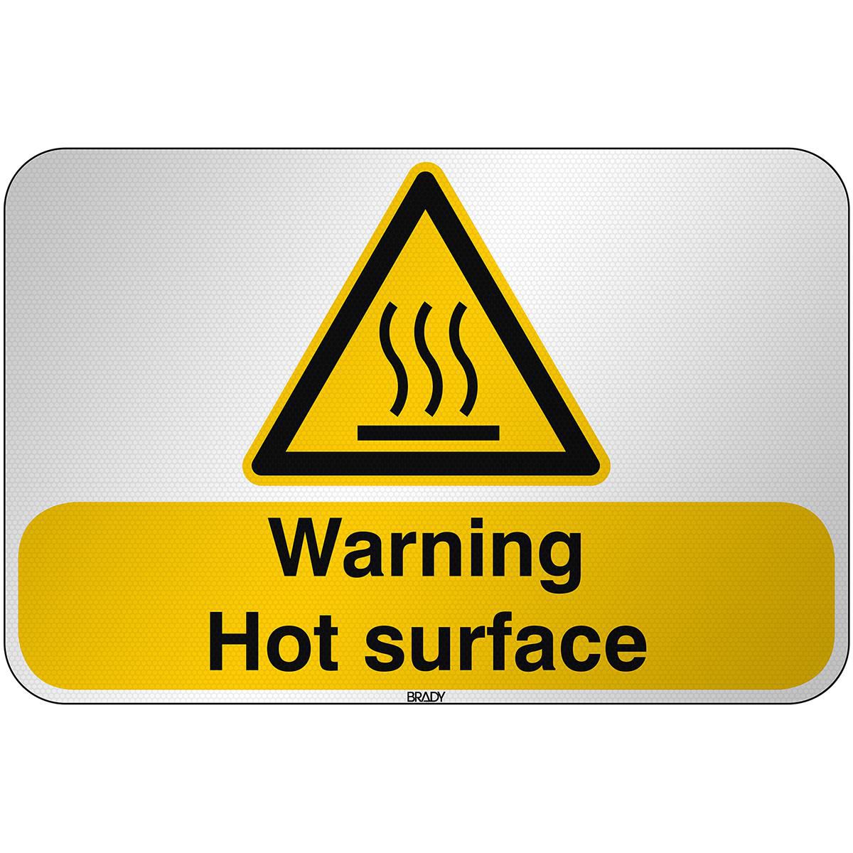 ISO Safety Sign Warning Hot 