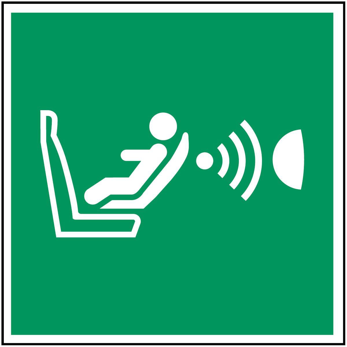 ISO Safety Sign - Child seat 