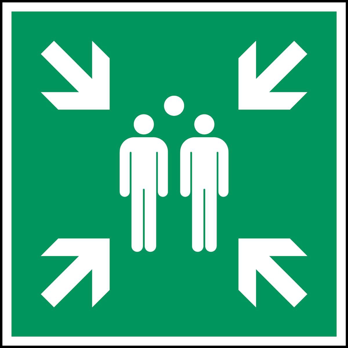 ISO Safety Sign - Evacuation 