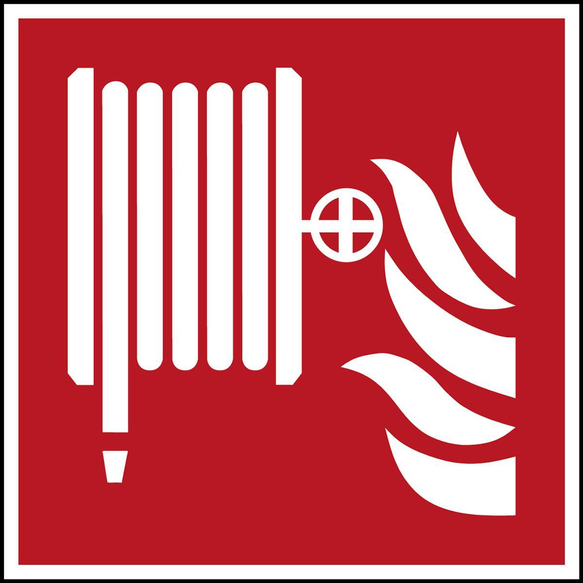ISO Safety Sign - Fire hose 