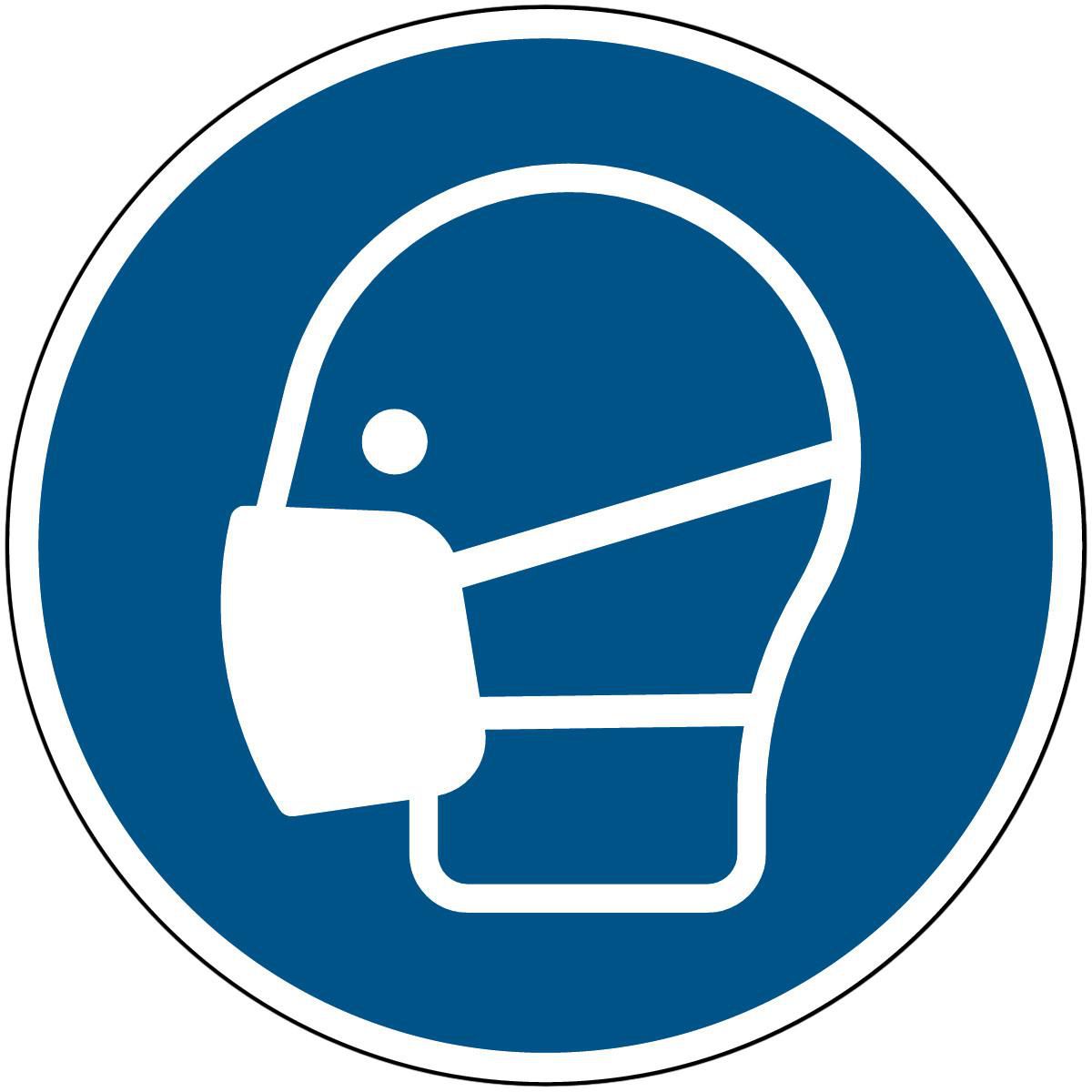 ISO Safety Sign - Wear a mask