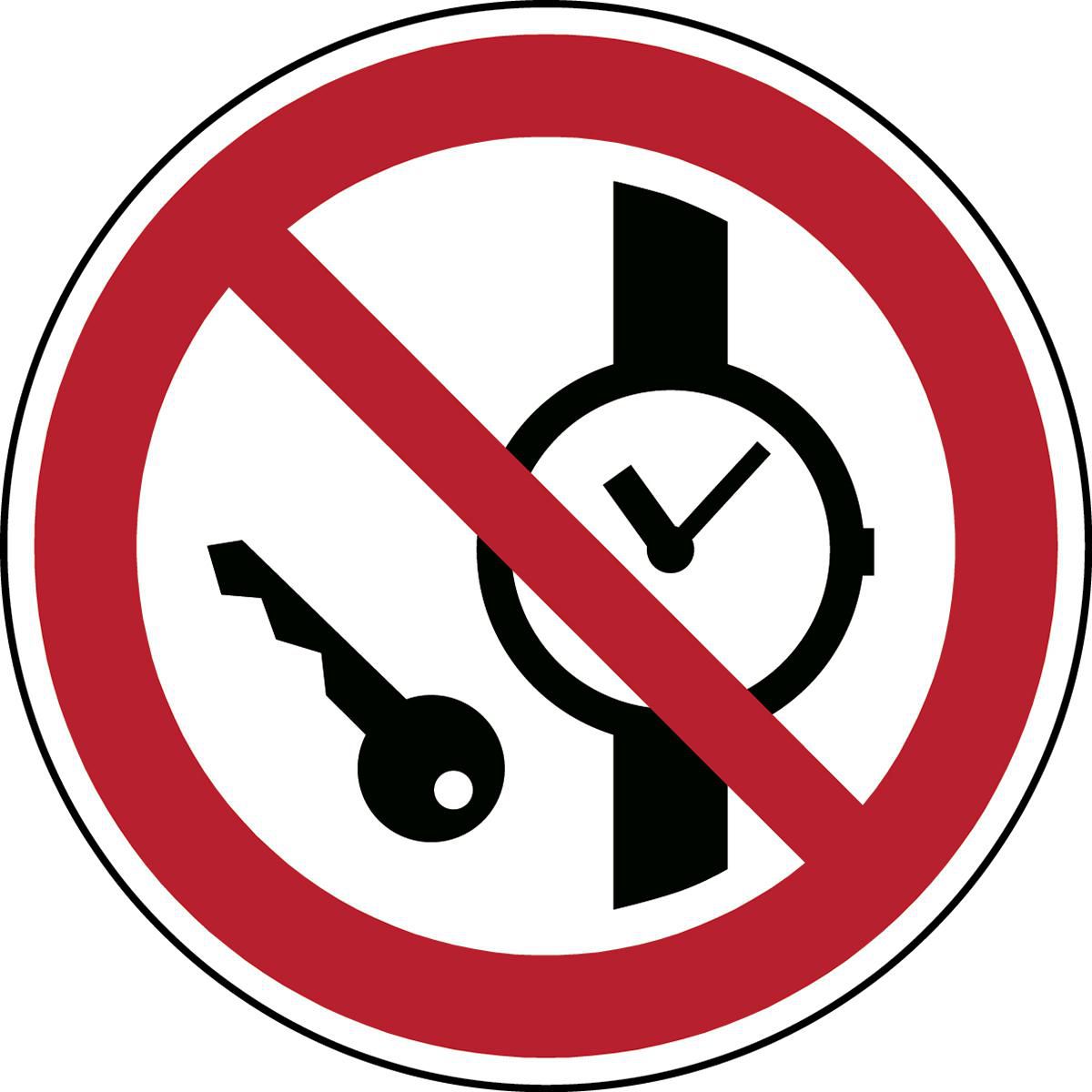 ISO Safety Sign - No metallic 