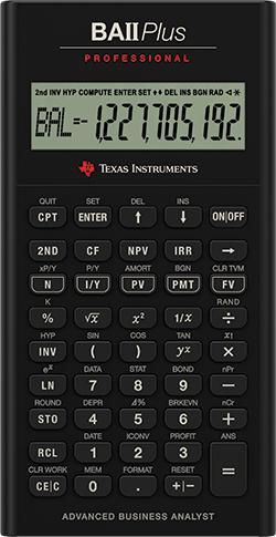 Ba-Ii Plus Calculator Pocket 