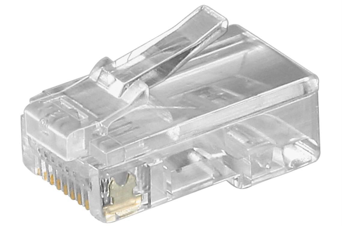 RJ45 Plug for Flat Cable, 8 