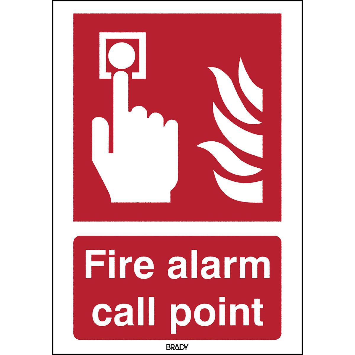 ISO 7010 Sign - Fire alarm 