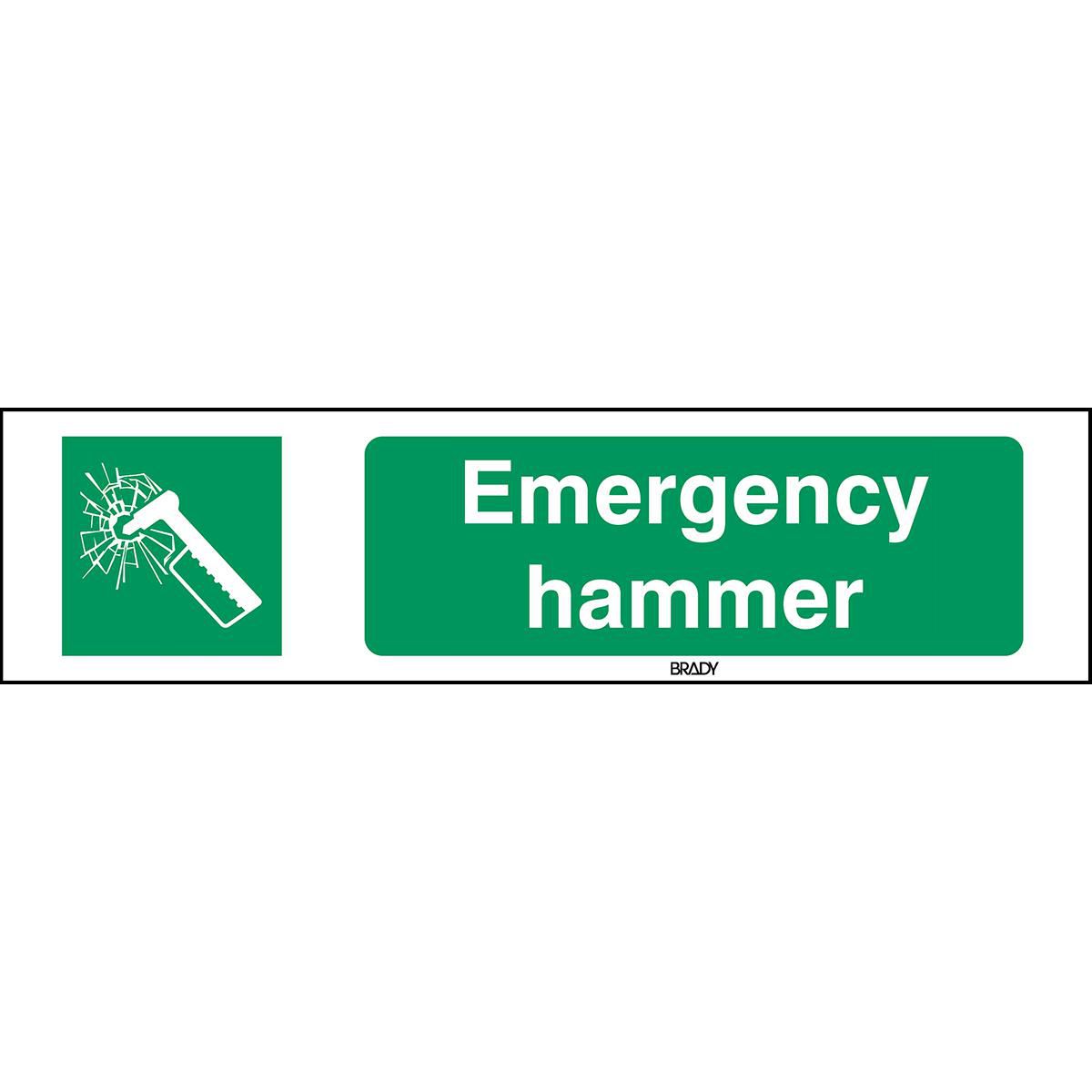 ISO Safety Sign - Emergency 