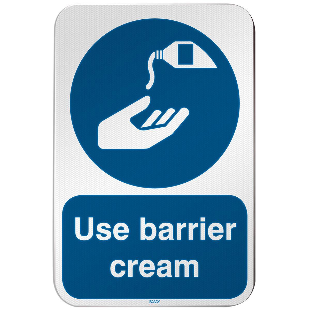 ISO Safety Sign - Use barrier 