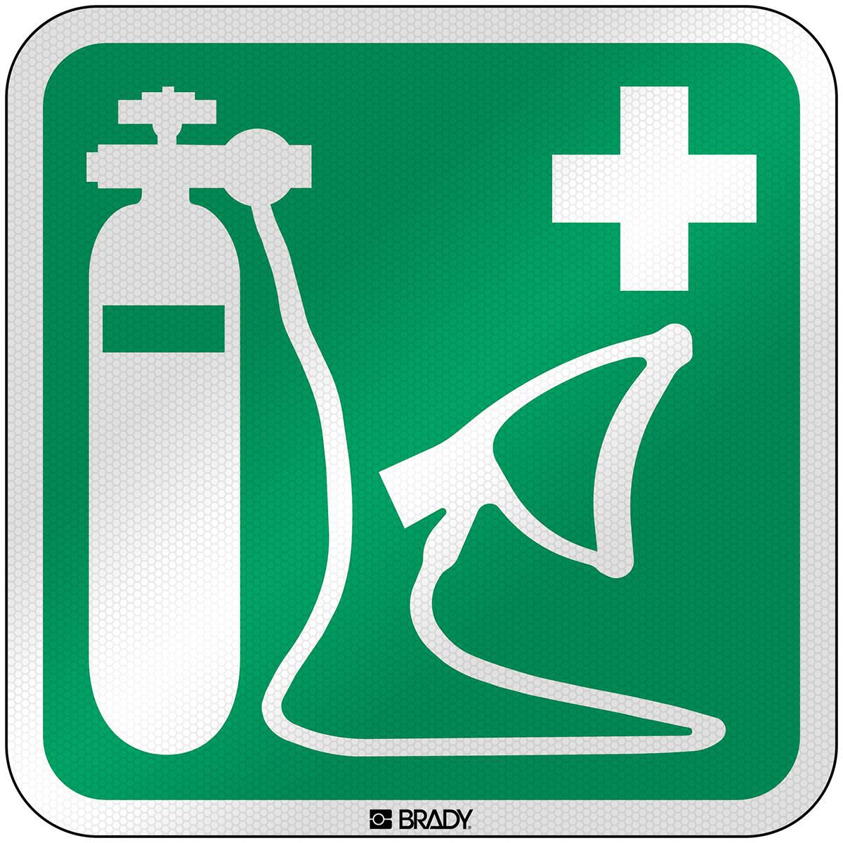 ISO Safety Sign - Oxygen 