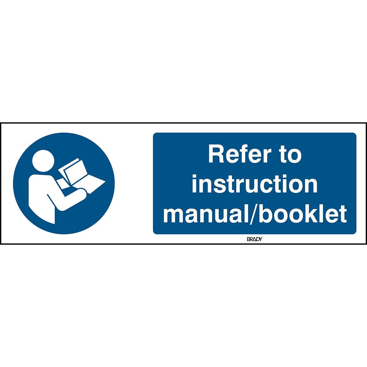 ISO Safety Sign - Refer to 