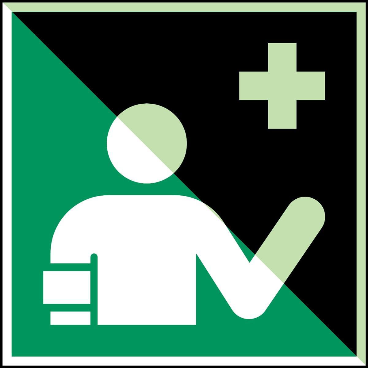 ISO Safety Sign - First aid 