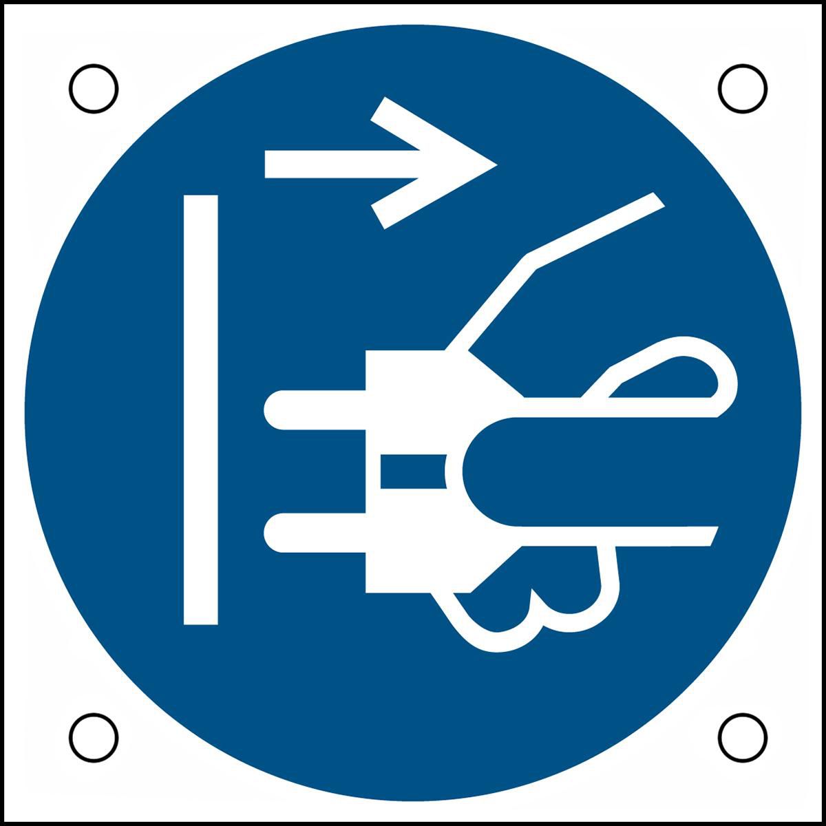 ISO Safety Sign - Disconnect 