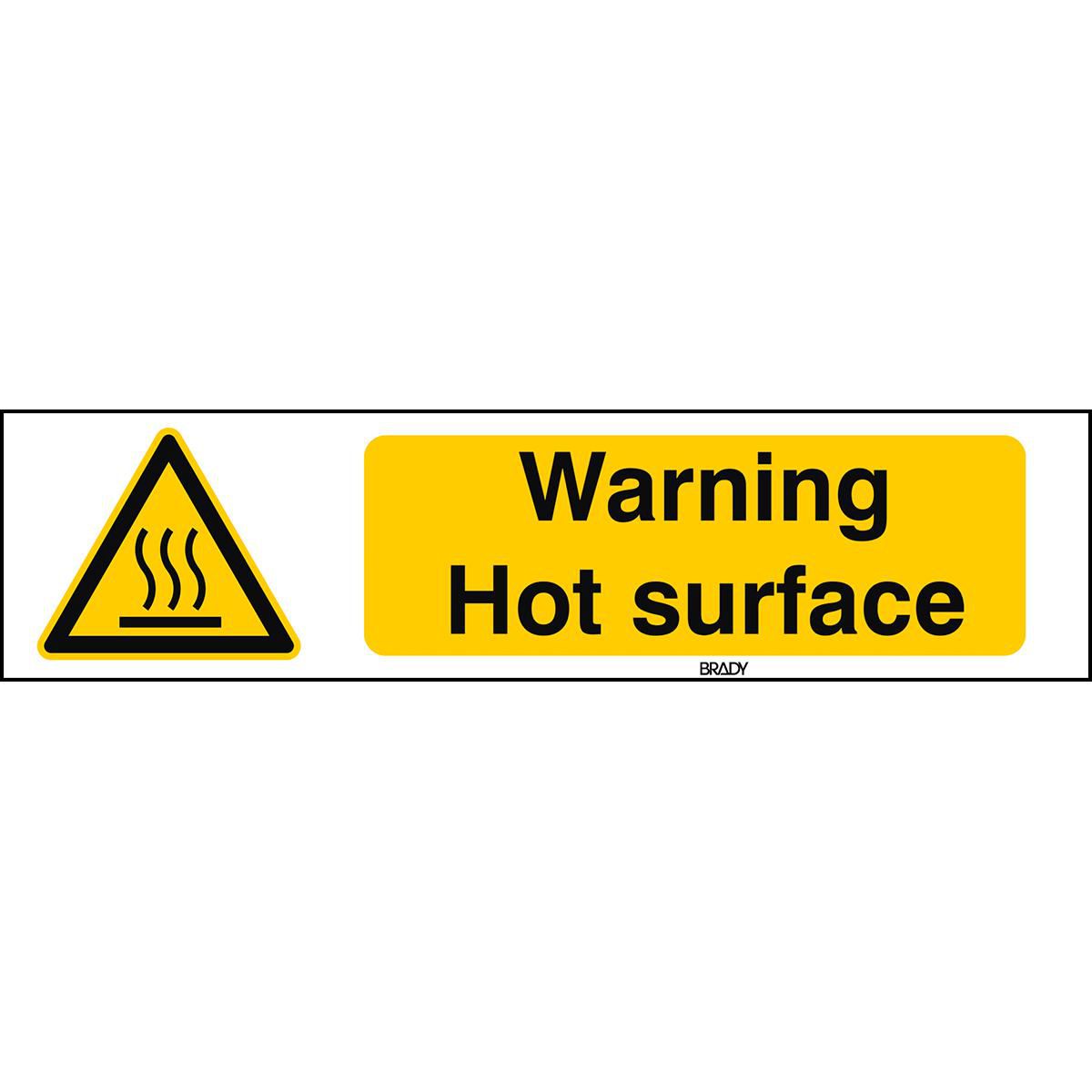 ISO 7010 Sign - Warning Hot