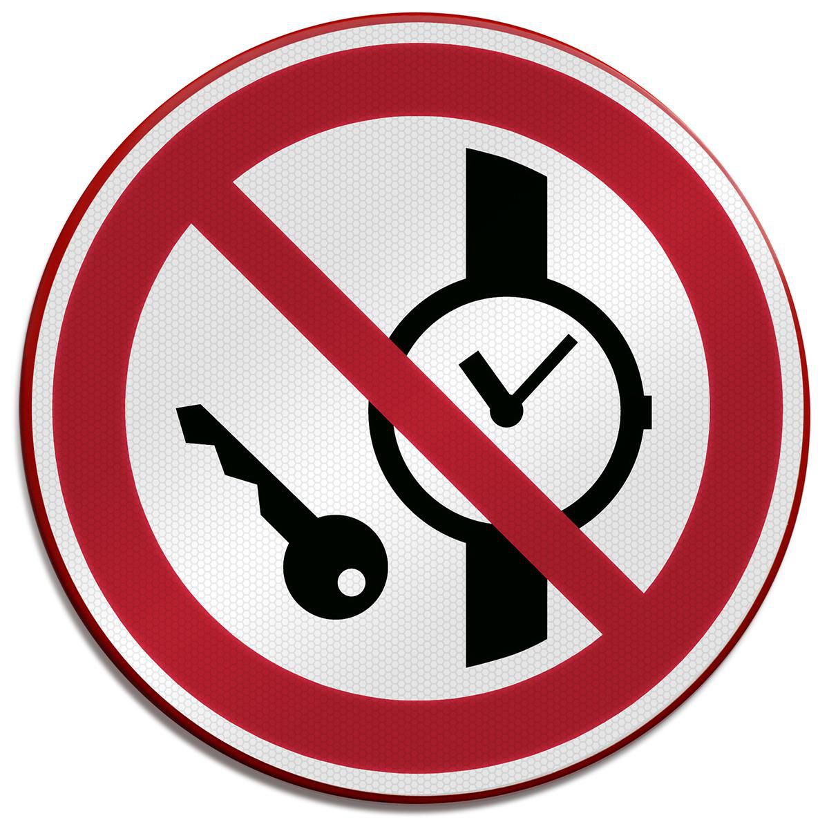 ISO Safety Sign - No metallic 