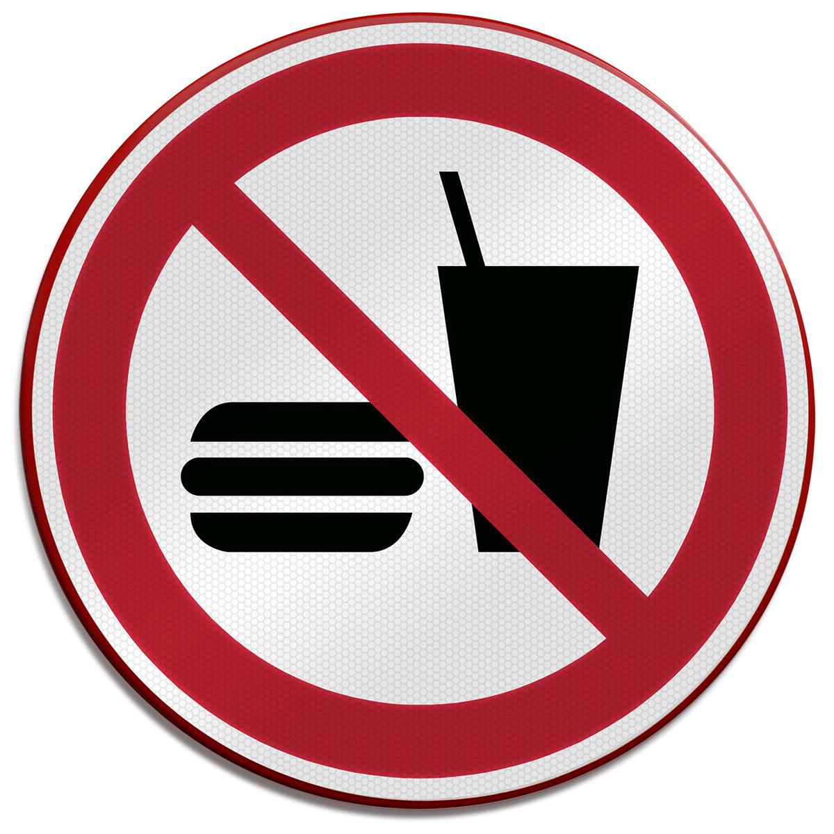 ISO Safety Sign - No eating 