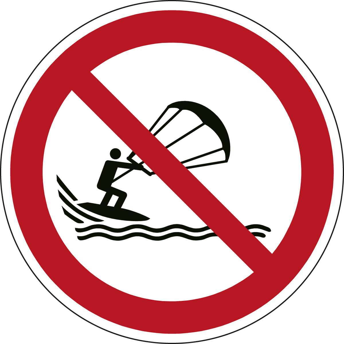 ISO Safety Sign - No kite 