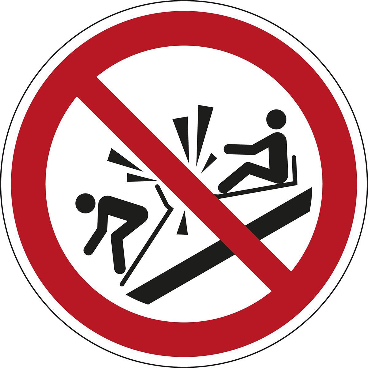 ISO Safety Sign - Do not ram 