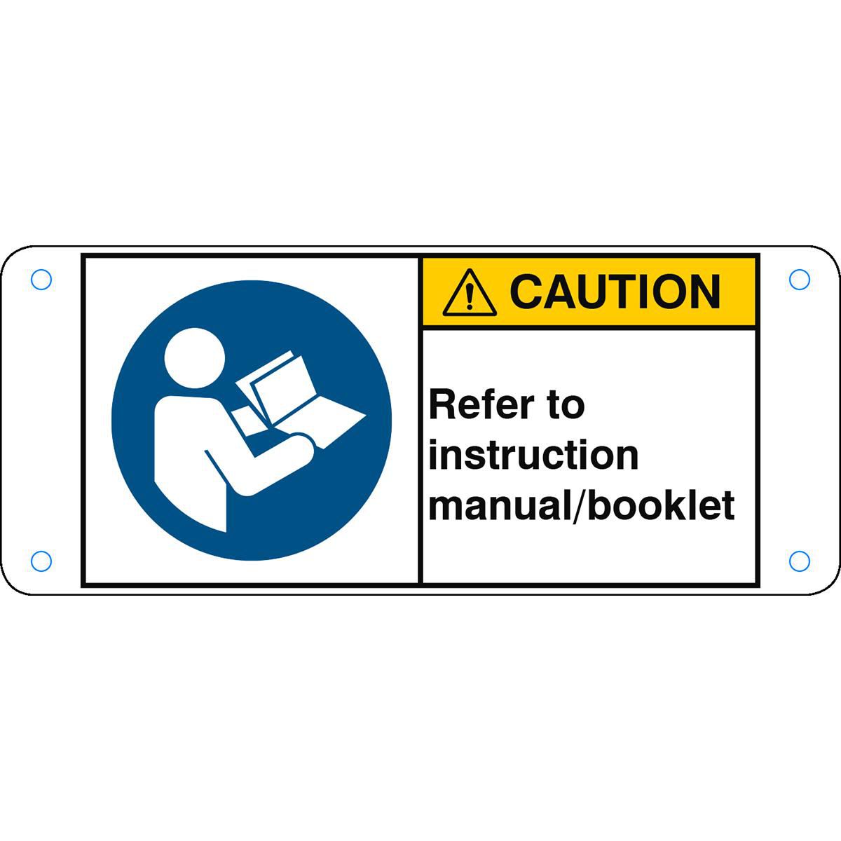 ISO Safety Sign - Refer to 