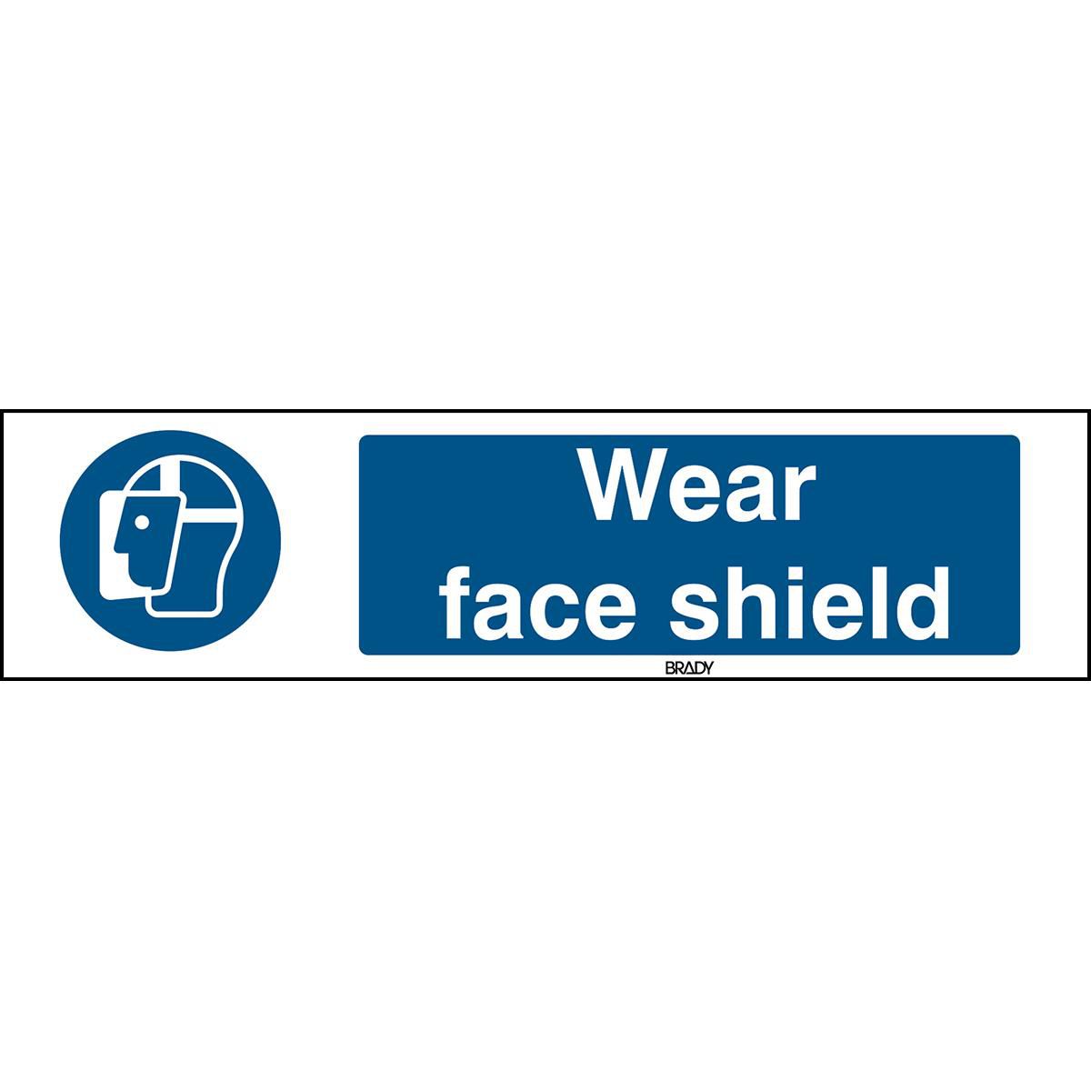 ISO 7010 Sign - Wear face 