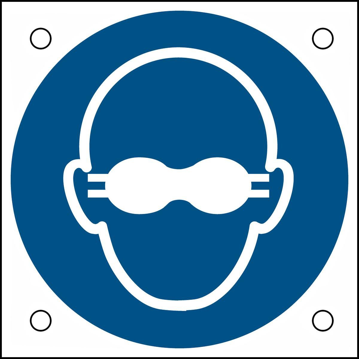 ISO Safety Sign - Opaque eye 