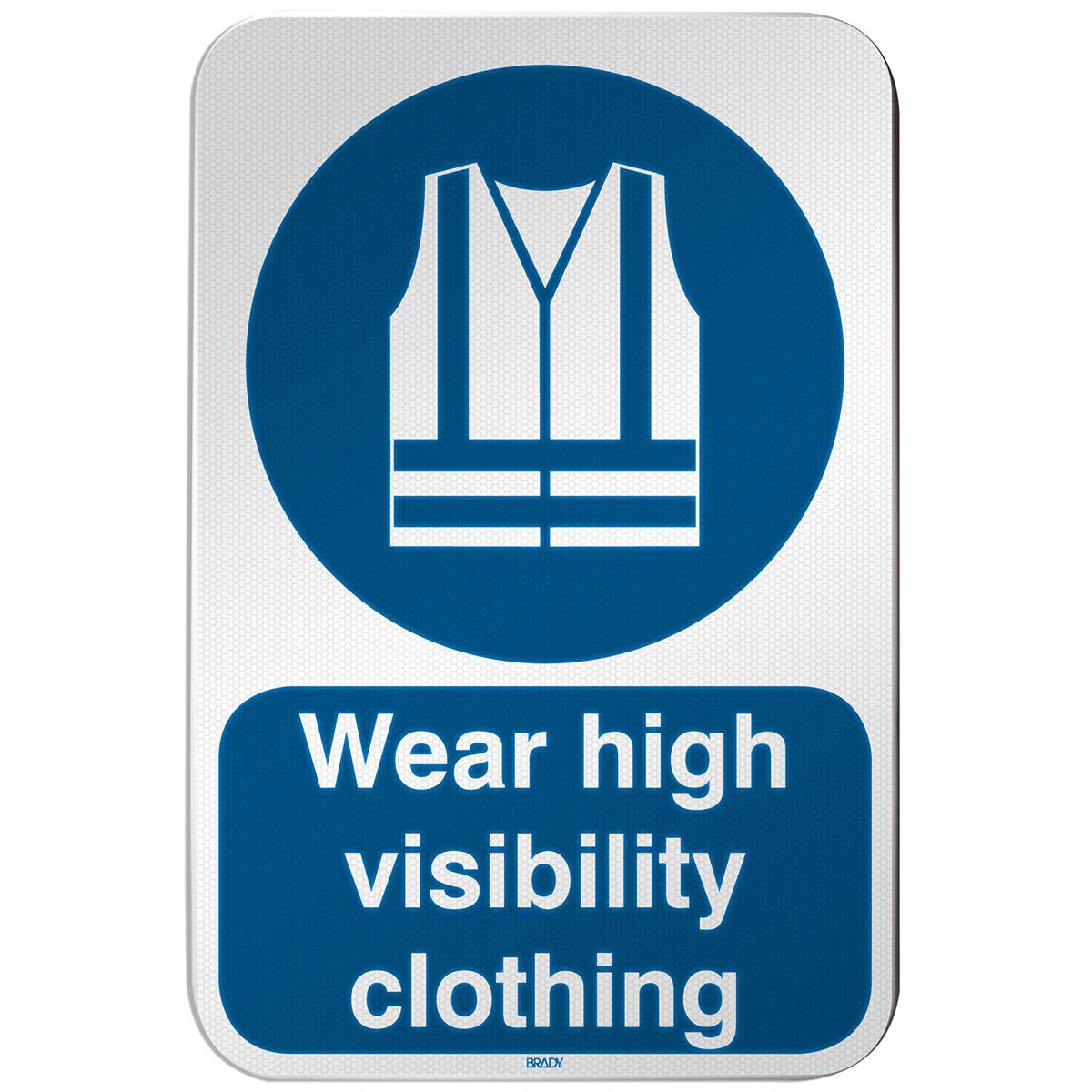 ISO Safety Sign - Wear high 