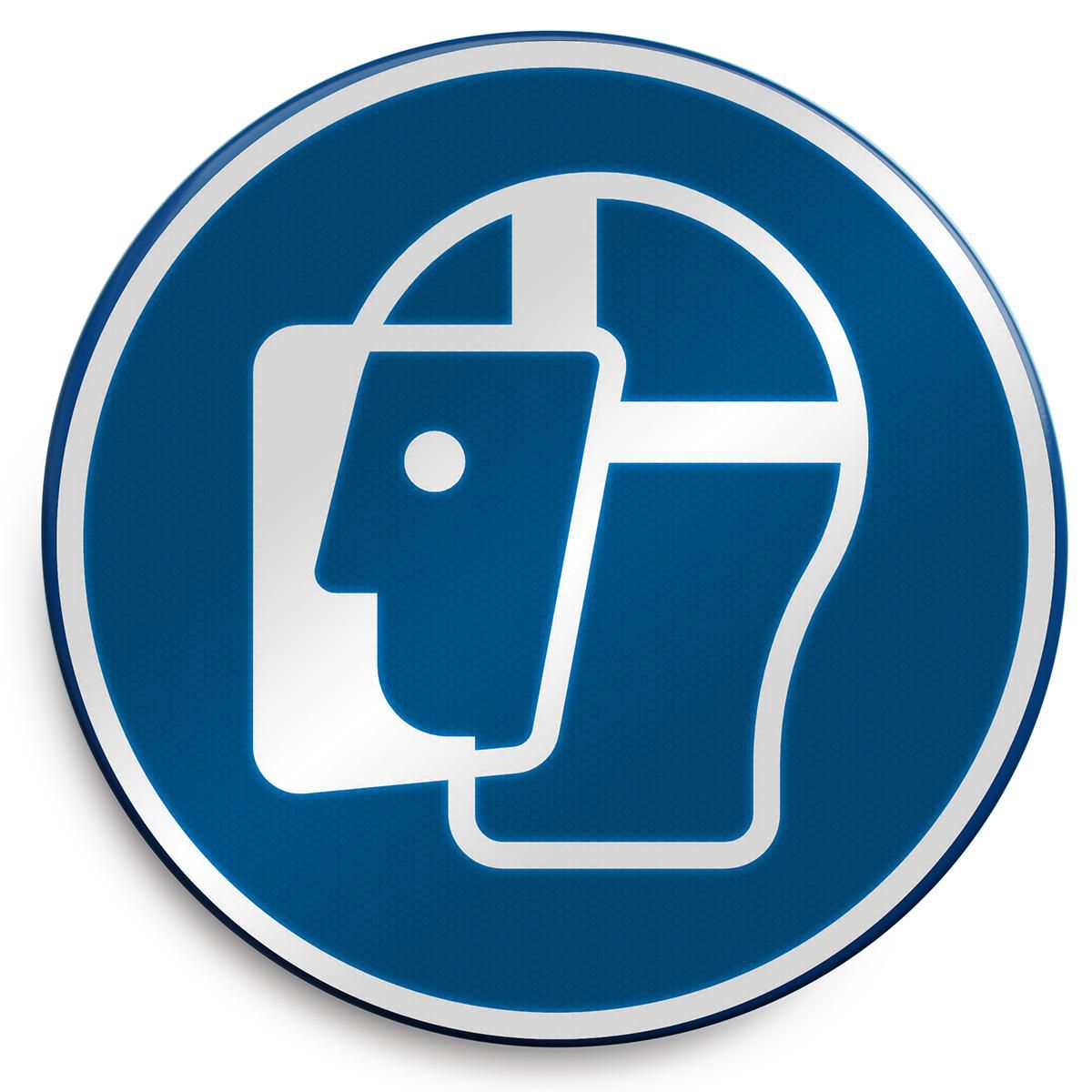 ISO Safety Sign - Wear face 