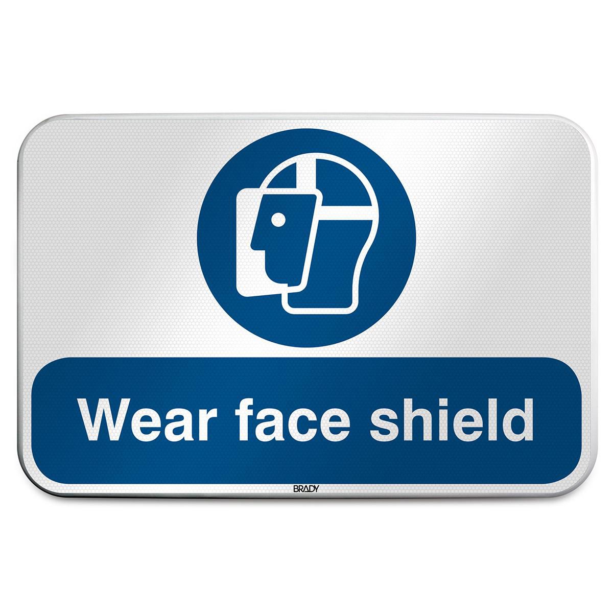 ISO Safety Sign - Wear face 