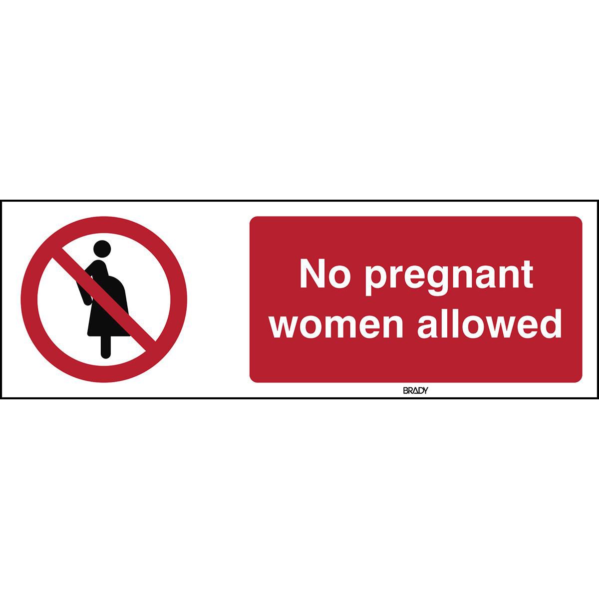 ISO Safety Sign - Not for 