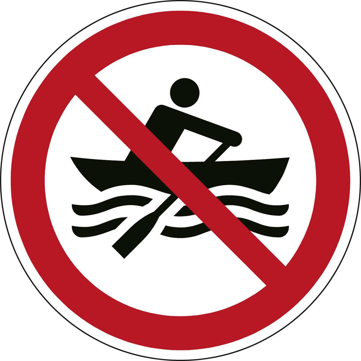 ISO Safety Sign - No manually 
