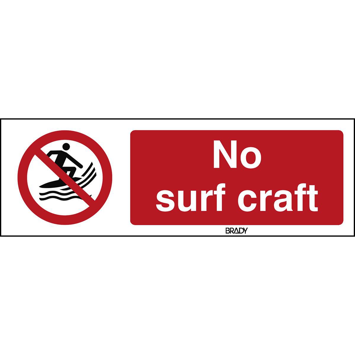 ISO Safety Sign - No surf 