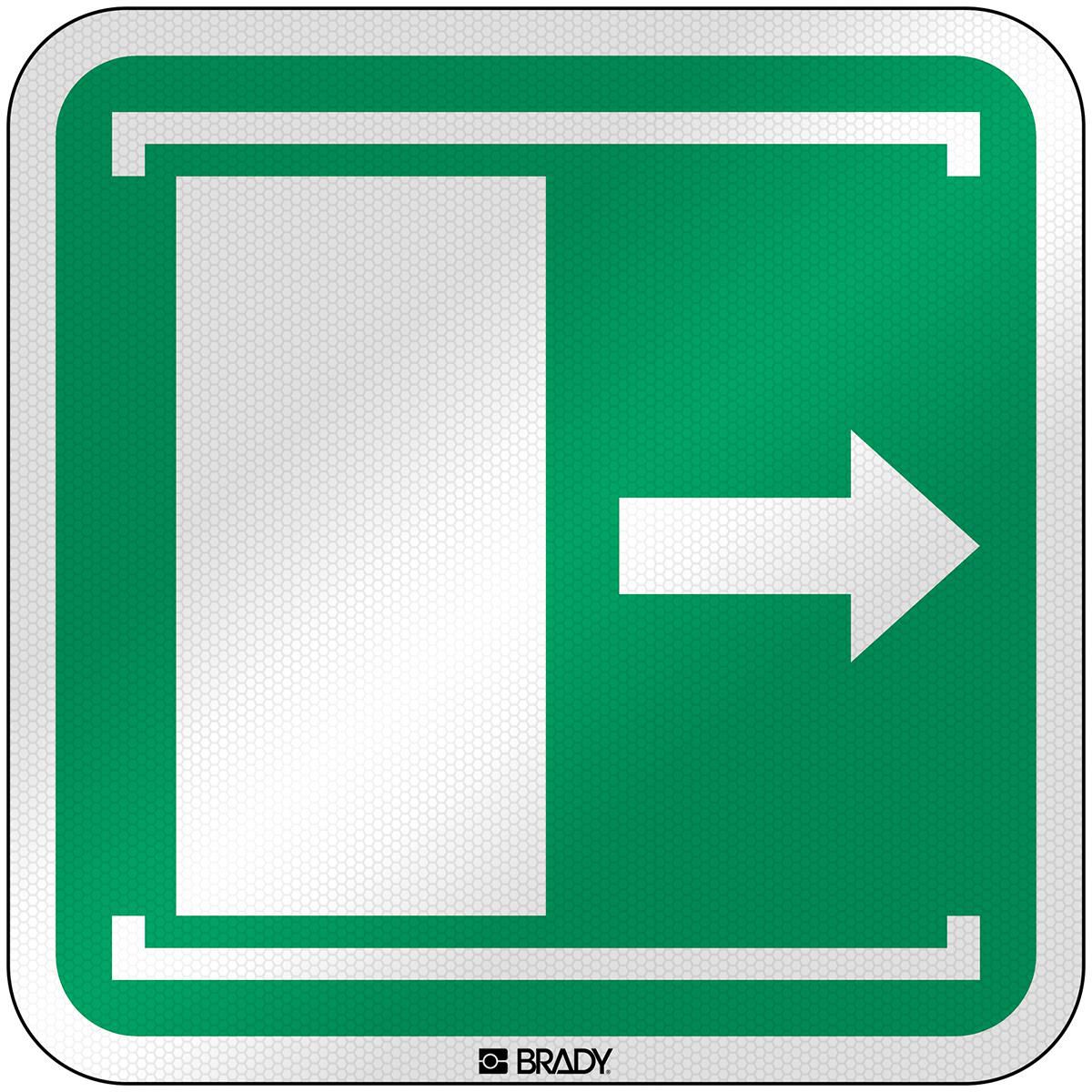 ISO Safety Sign - Door slides 