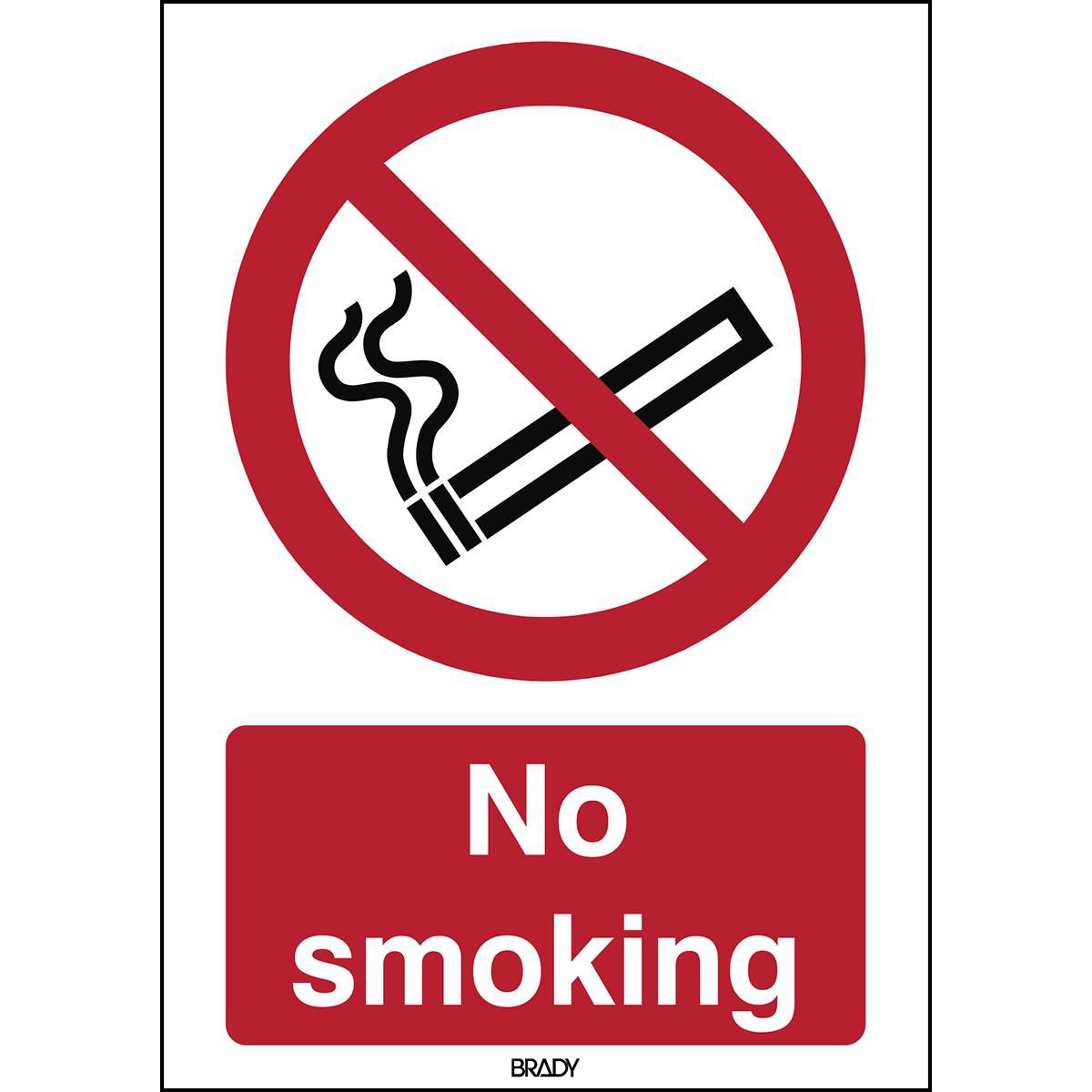 ISO Safety Sign - No smoking