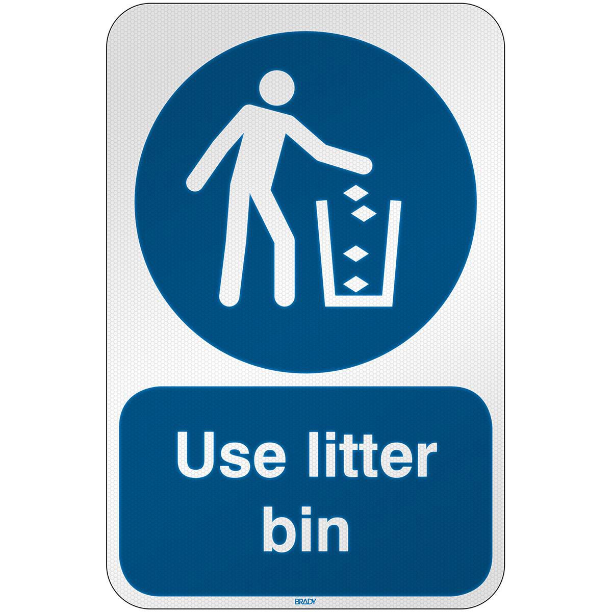 ISO Safety Sign - Use litter 