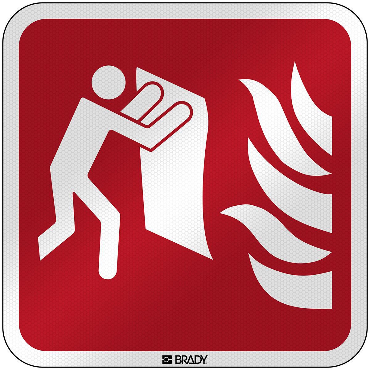 ISO Safety Sign - Fire blanket