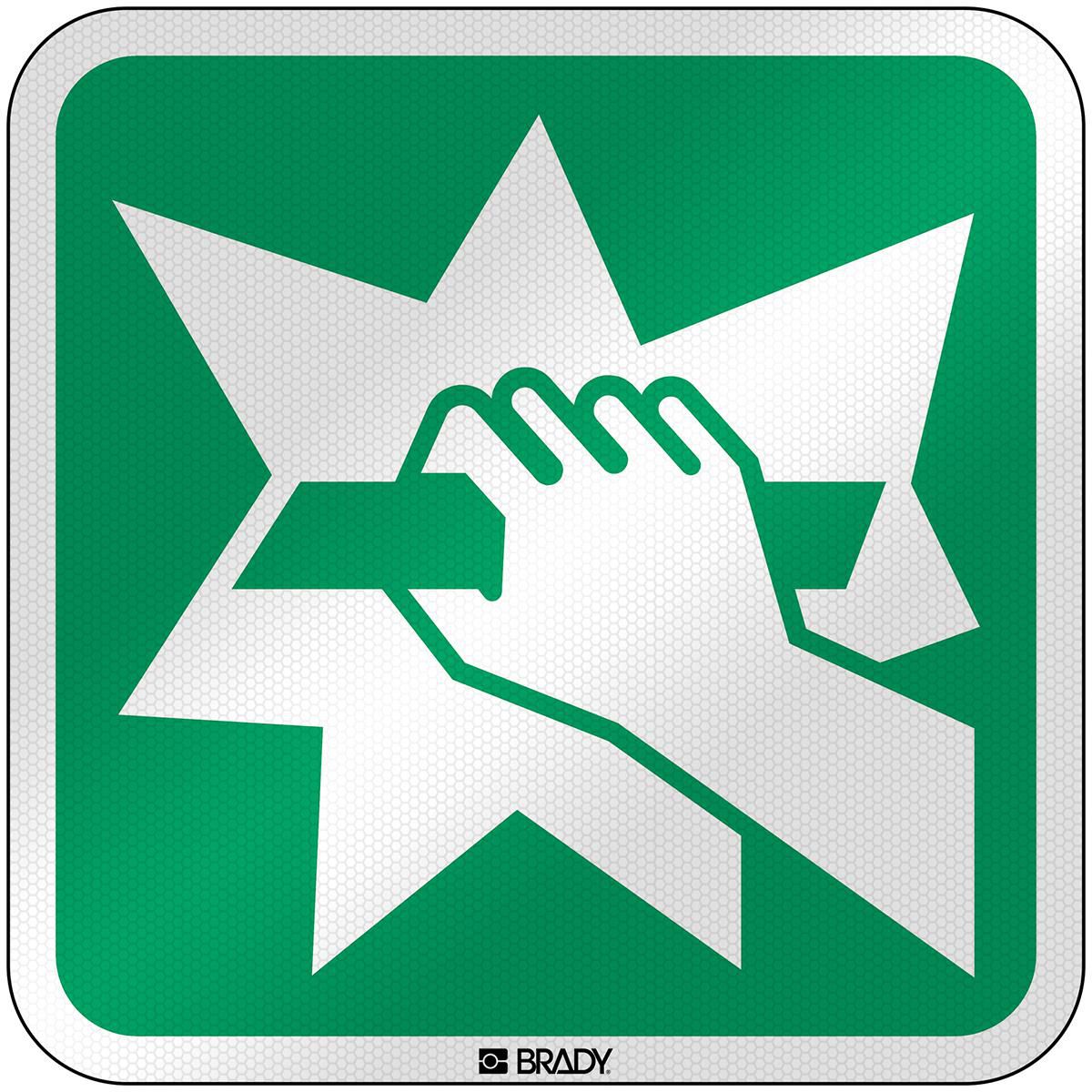 ISO Safety Sign - Break to 