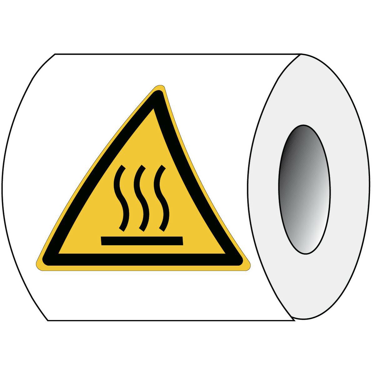 ISO Safety Sign - Warning Hot 