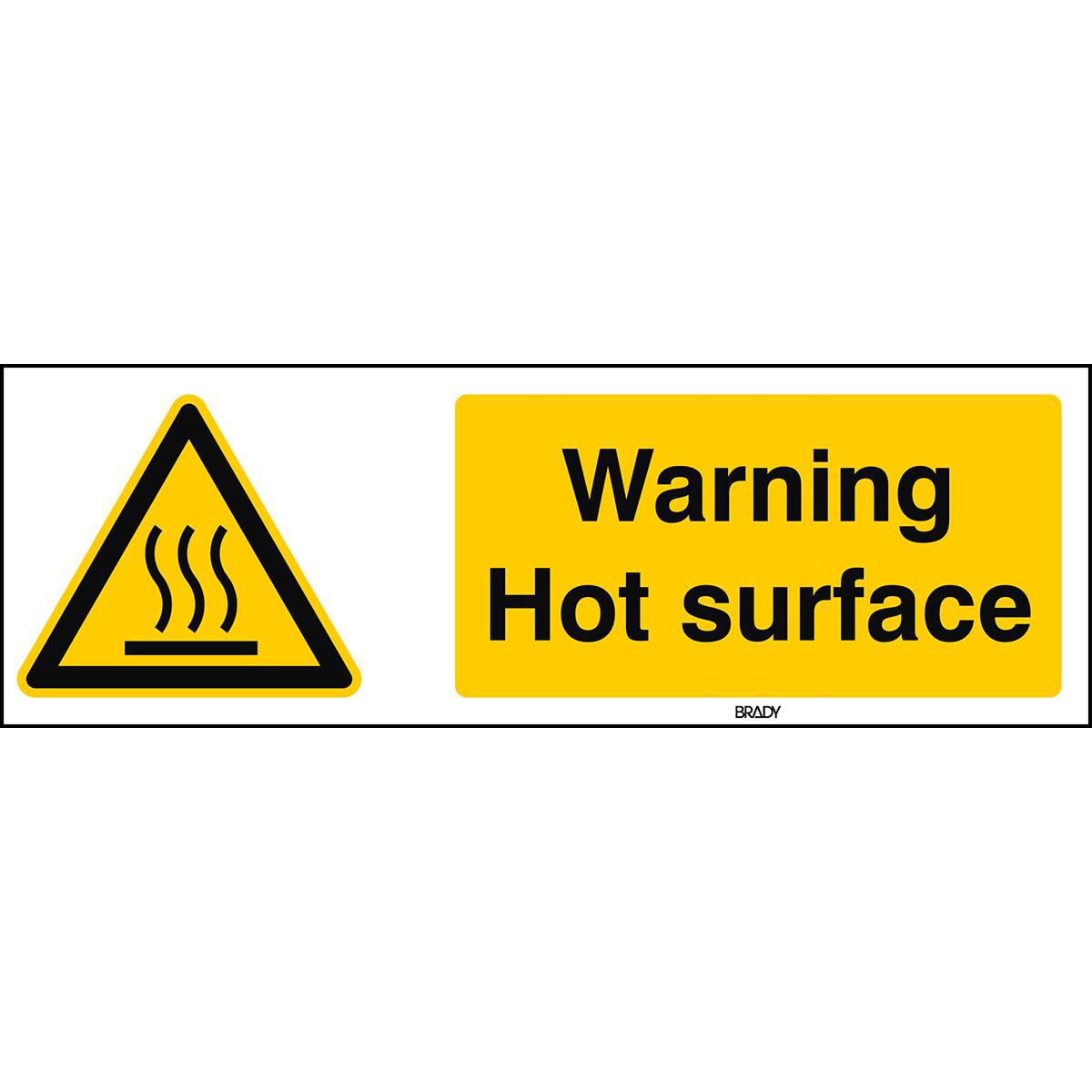 ISO 7010 Sign - Warning Hot 