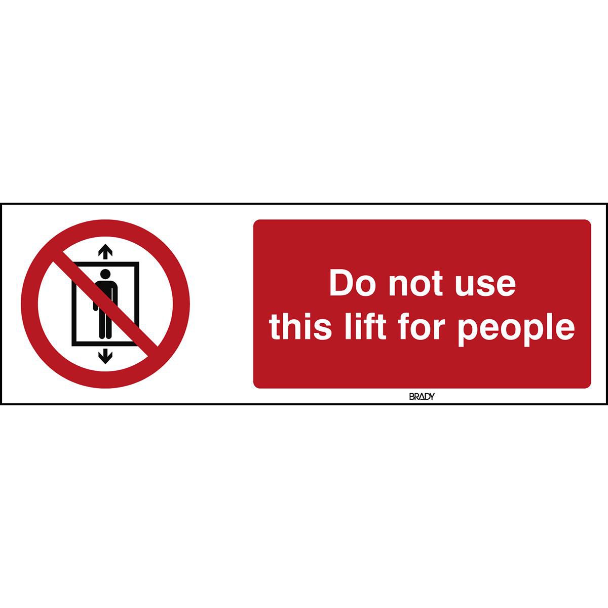 ISO Safety Sign - Do not use 