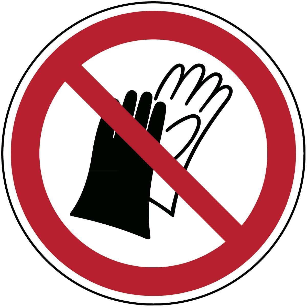 ISO Safety Sign - Do not wear