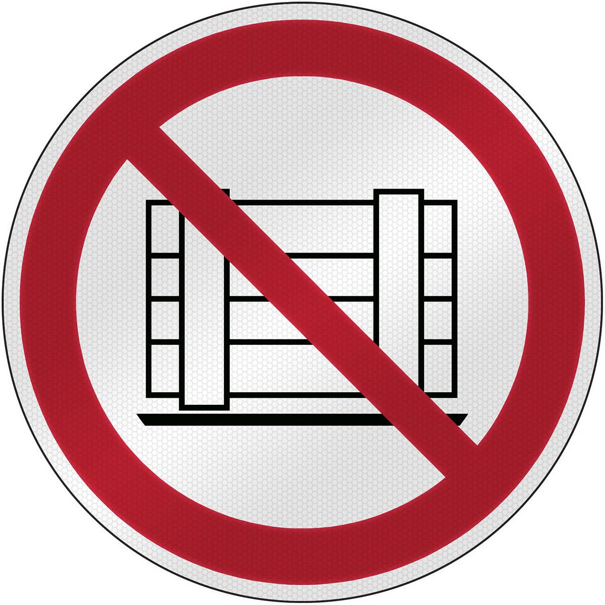 ISO Safety Sign - Do not