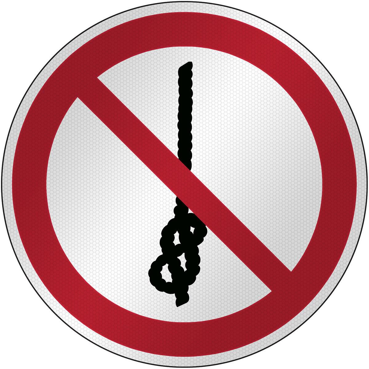 ISO Safety Sign - Do not tie 