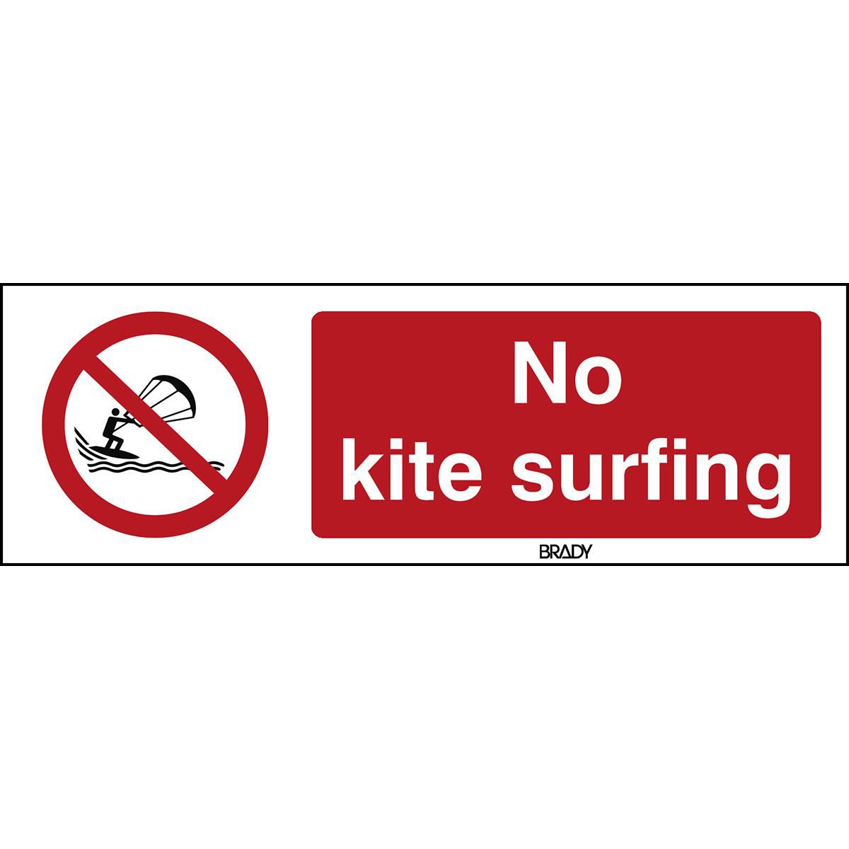 ISO Safety Sign - No kite 