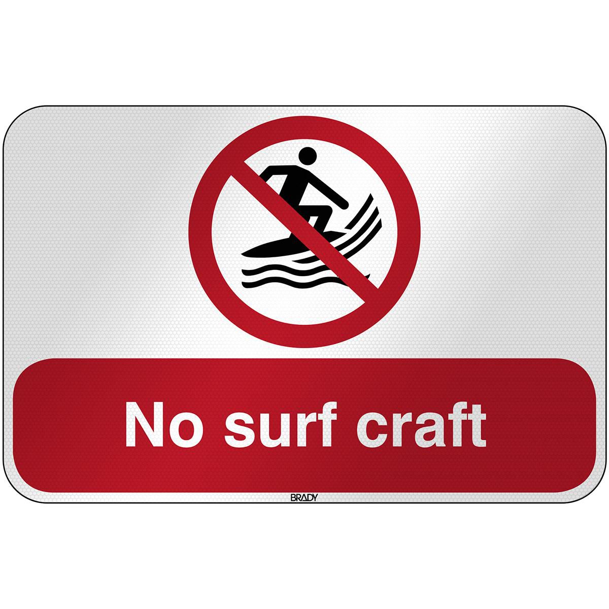 ISO Safety Sign - No surf 