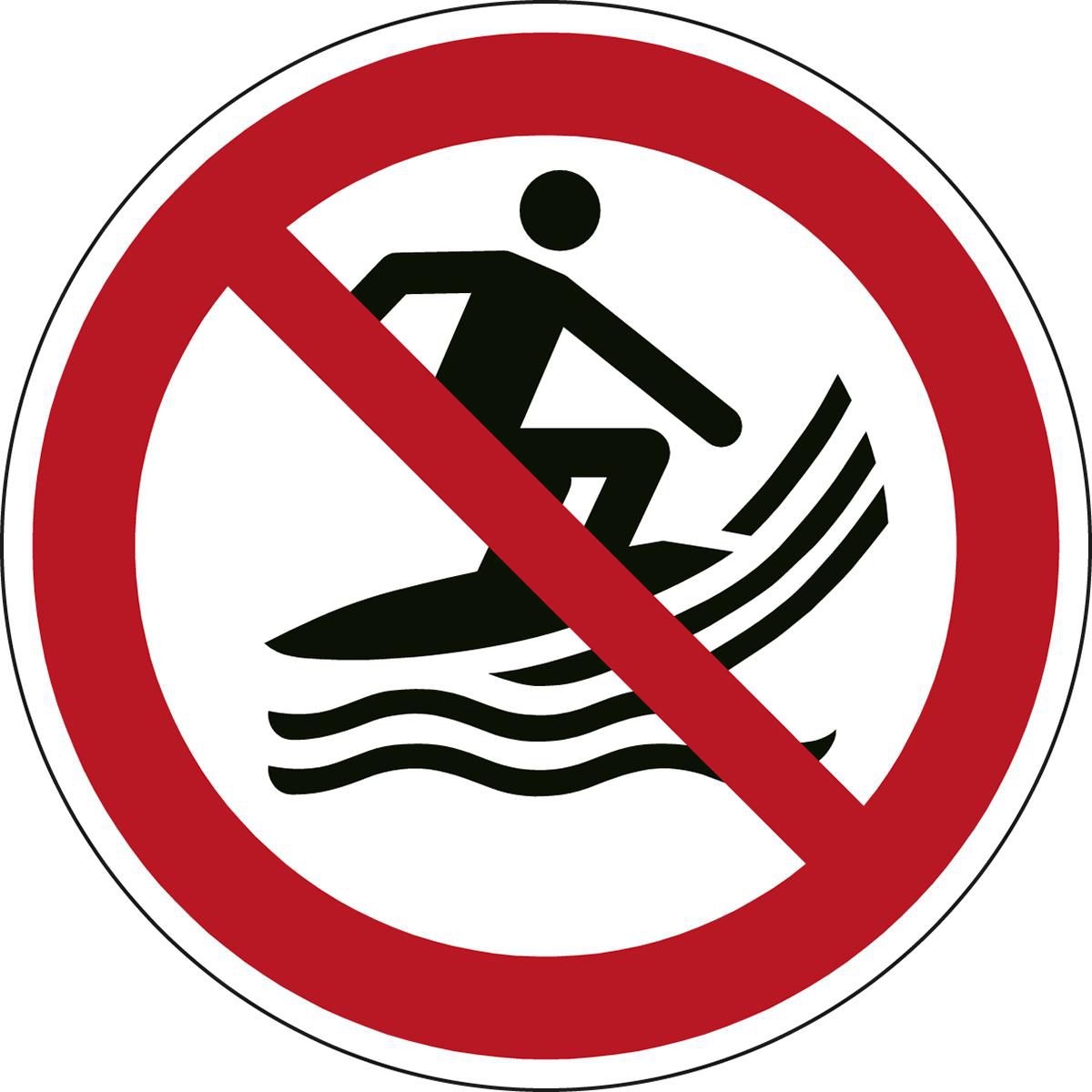 ISO Safety Sign - No surf 