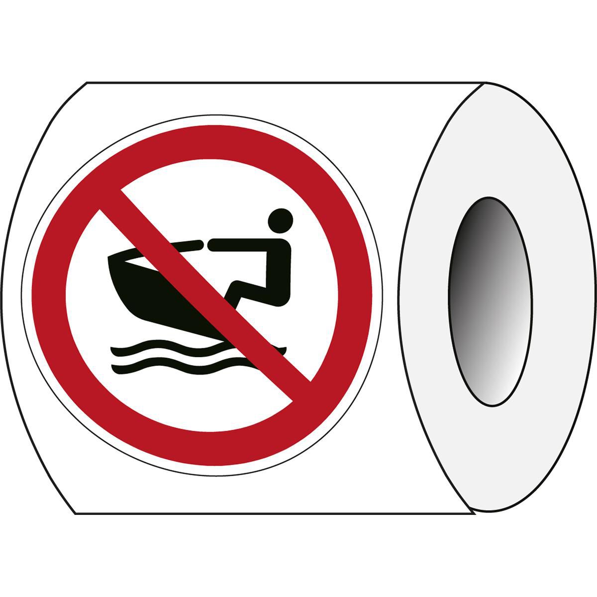 ISO Safety Sign - No personal 