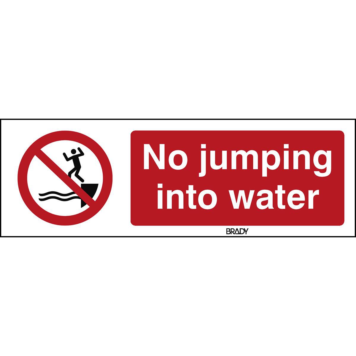 ISO Safety Sign - No jumping 