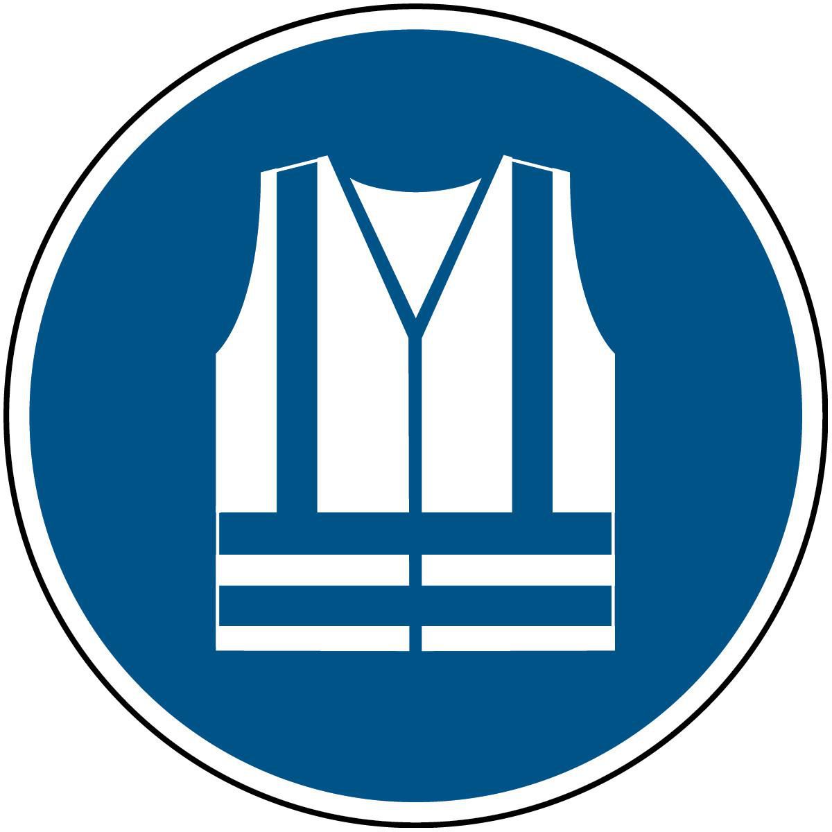 ISO Safety Sign - Wear high 