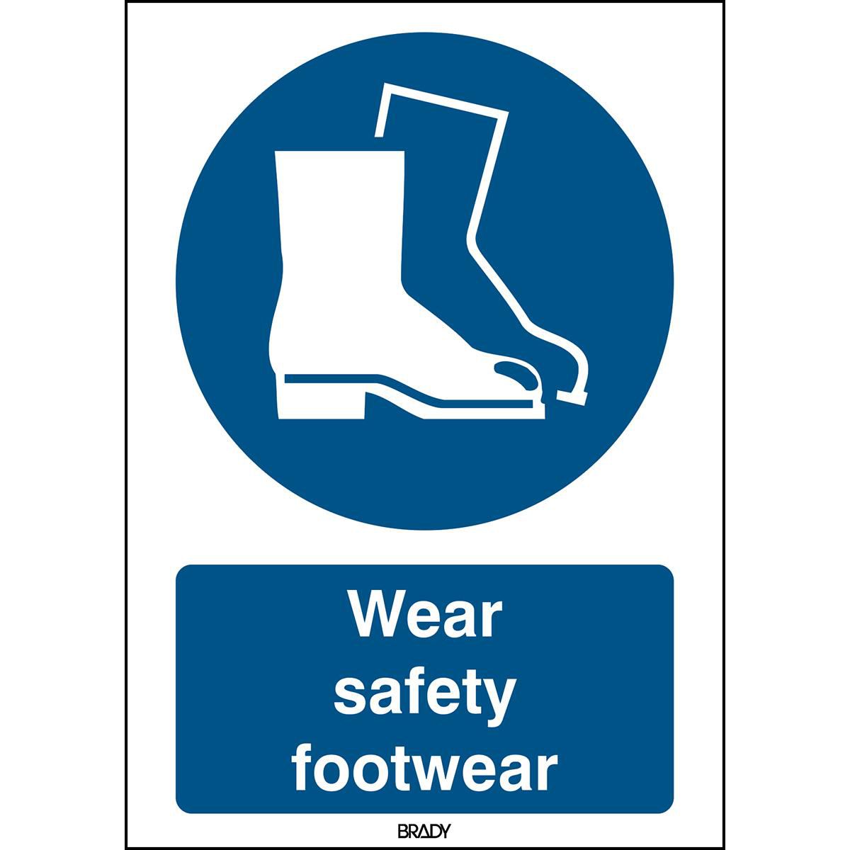 ISO Safety Sign - Wear safety 
