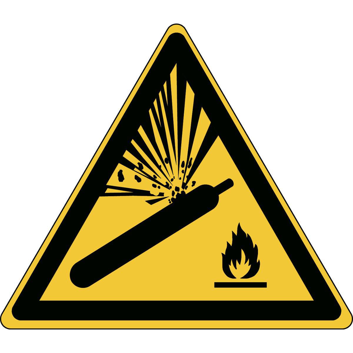 ISO Safety Sign - Pressurized 