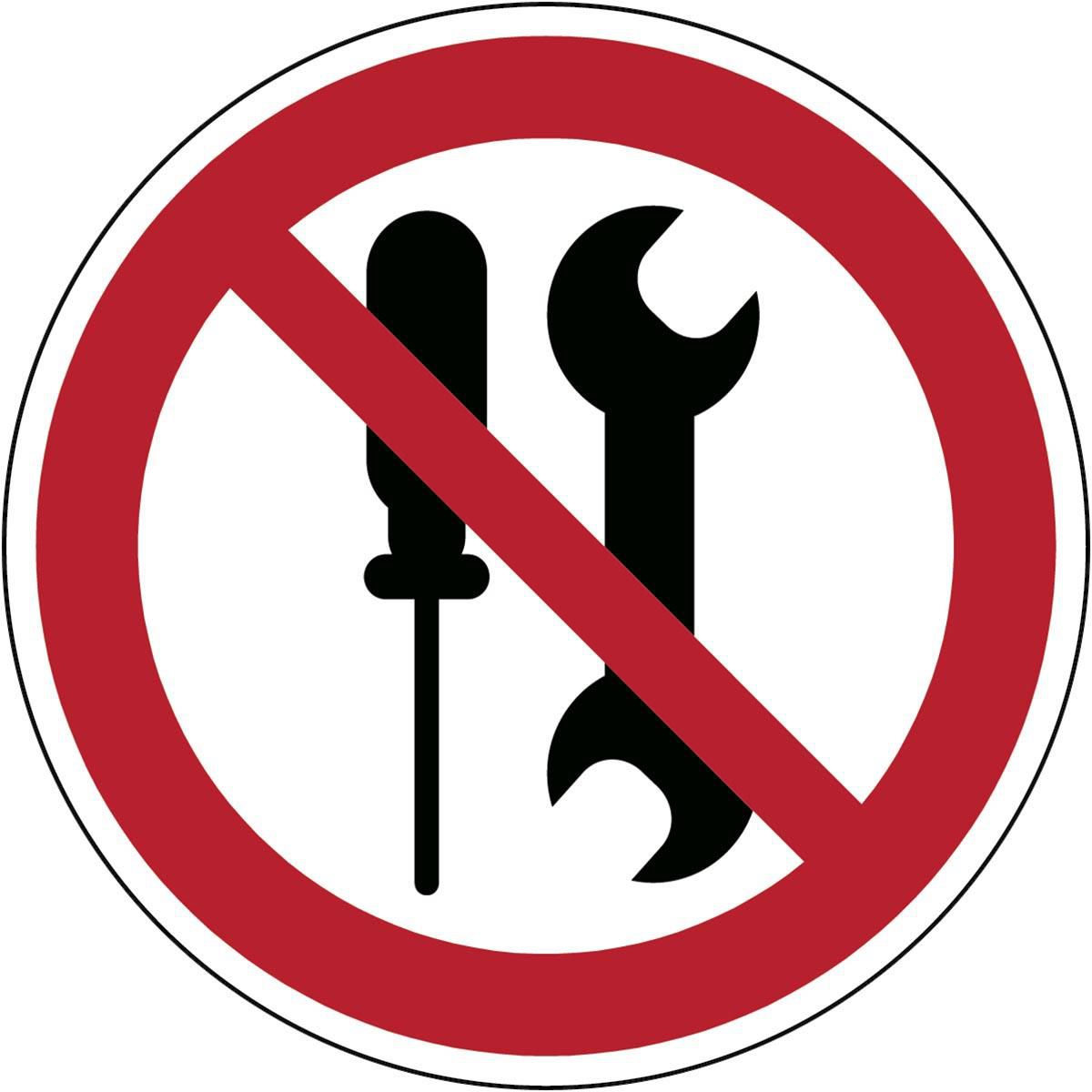 ISO Safety Sign - Not to be 