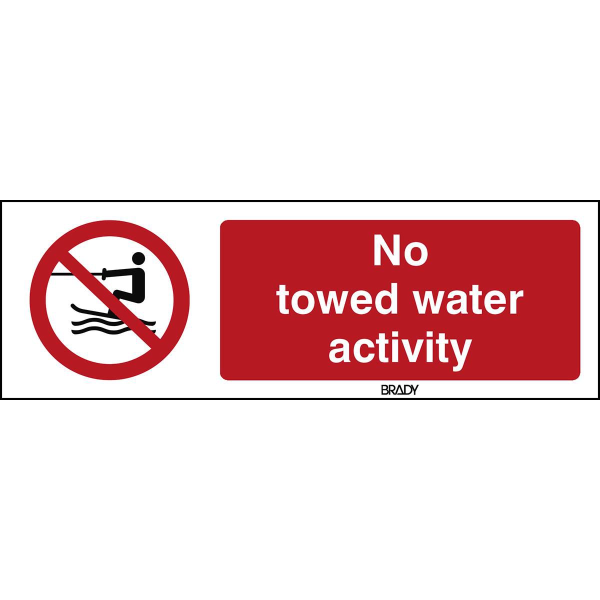 ISO Safety Sign - No towed 